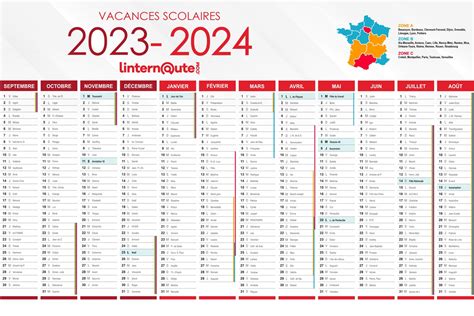 calendrier scolaire flandre 2023 2024